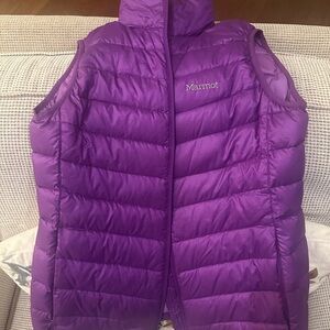 Marmot Purple Puffer Vest